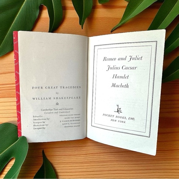 Vintage 1948 Shakespeare’s Four Great Tragedies Pocket Book Edition - Picture 6 of 10